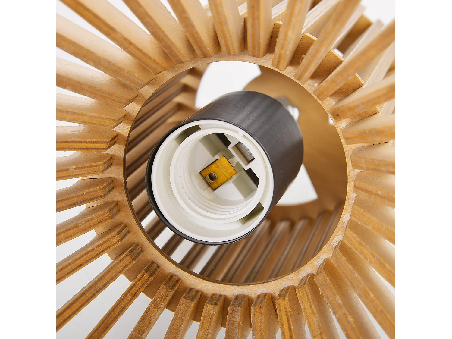 Lustre minimaliste en bois pour salle à manger,salon et chambre à coucher d30cm x h35cm