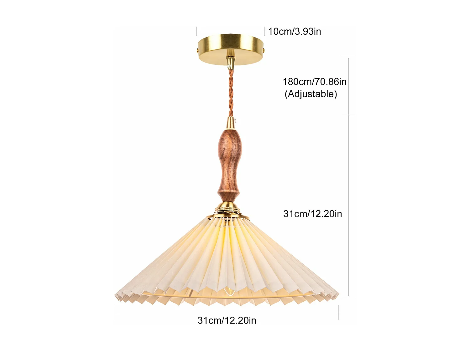 Arturesthome lampes pendantes en bambou lustre pendantes en rotin lampes pendantes tissées à la main lampes pendantes de cuisine et de salon d23 cm x h27 cm