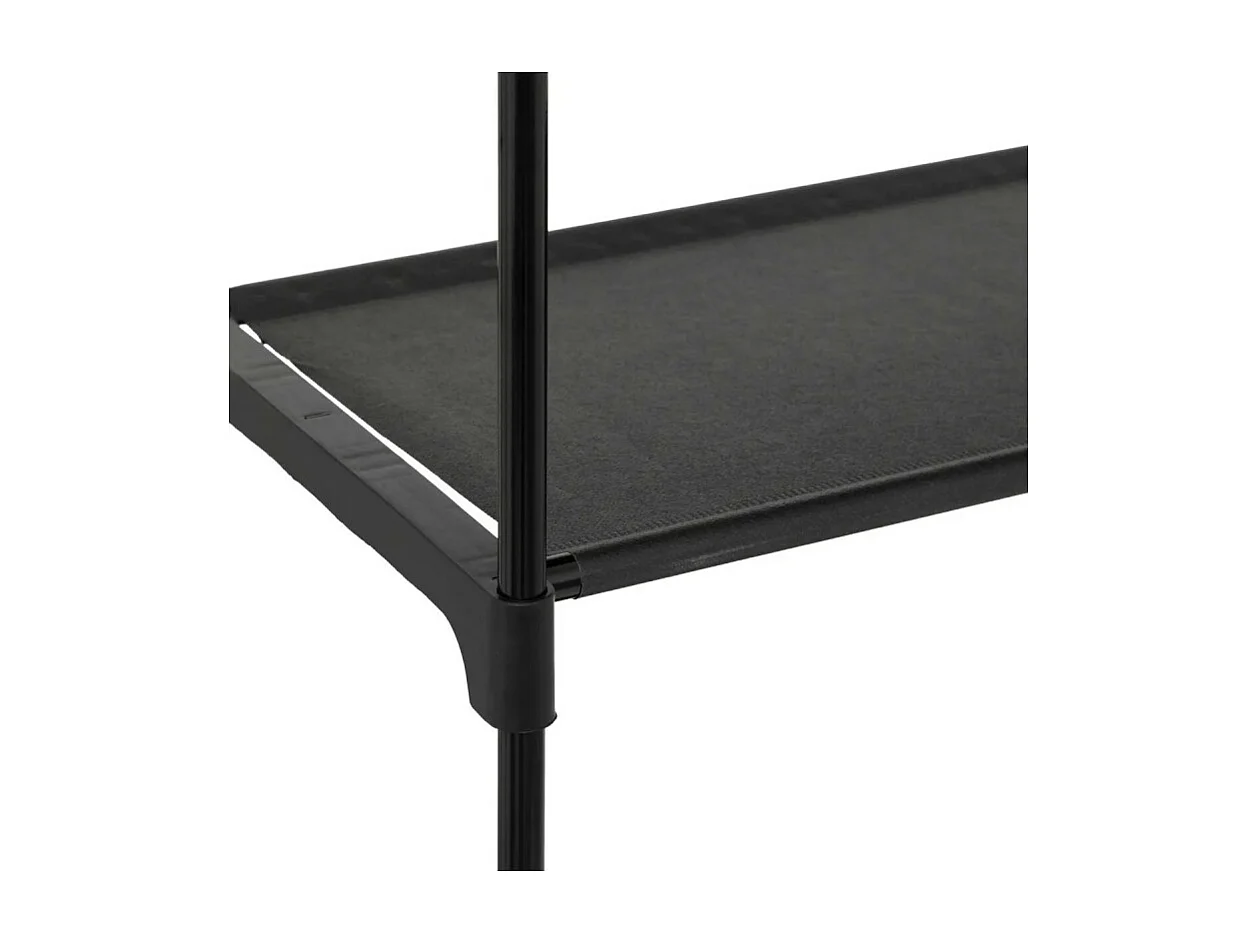 Range-Chaussures 8 Niveaux "32 Paires" 155cm Noir