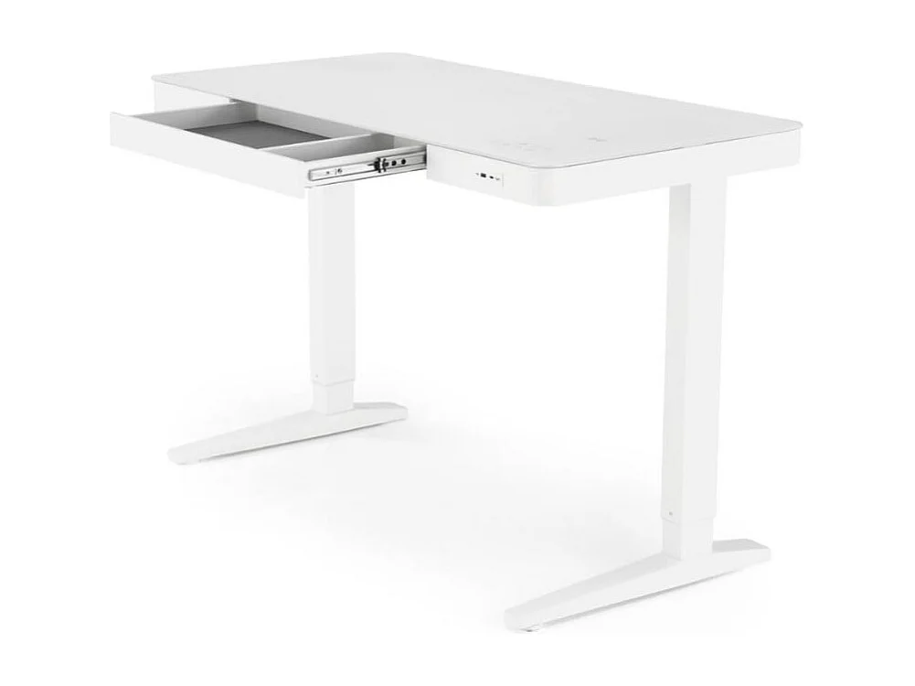 Scrivania elettrica da 120 cm con caricatore Albi