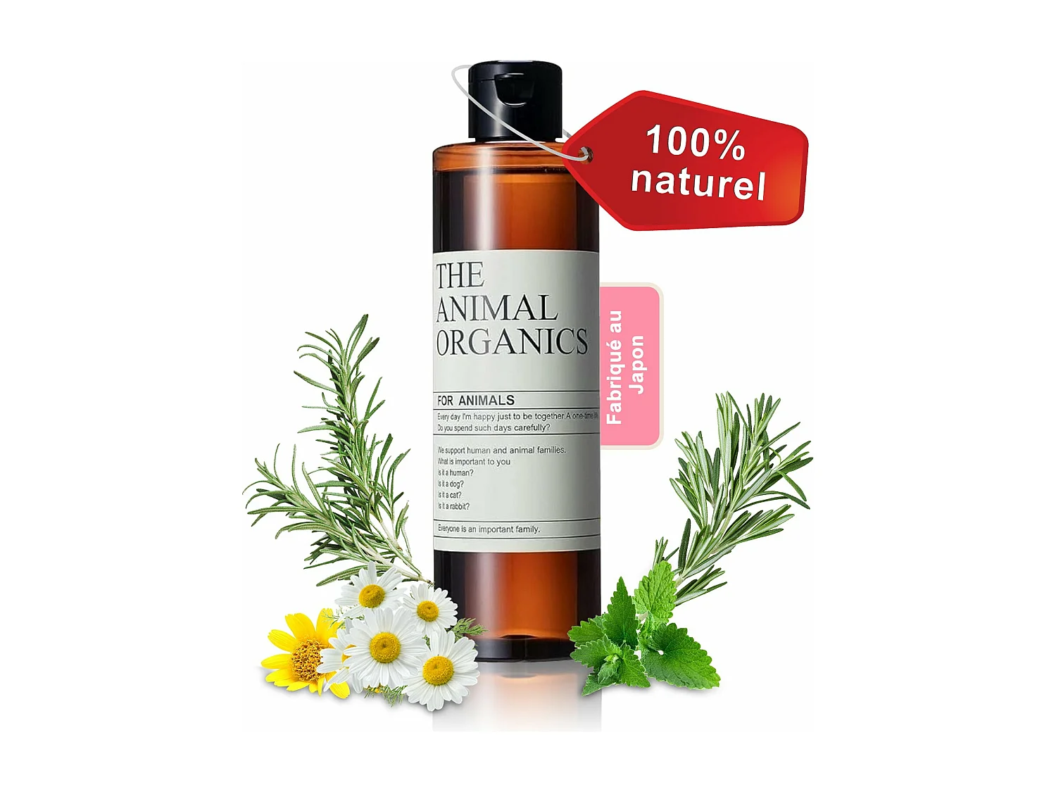 Shampoing chien 250ml,Extrait naturel,Shampoing chien anti odeur Peau sensible,Shampoing Sans additifs,Shampoing Hydratant