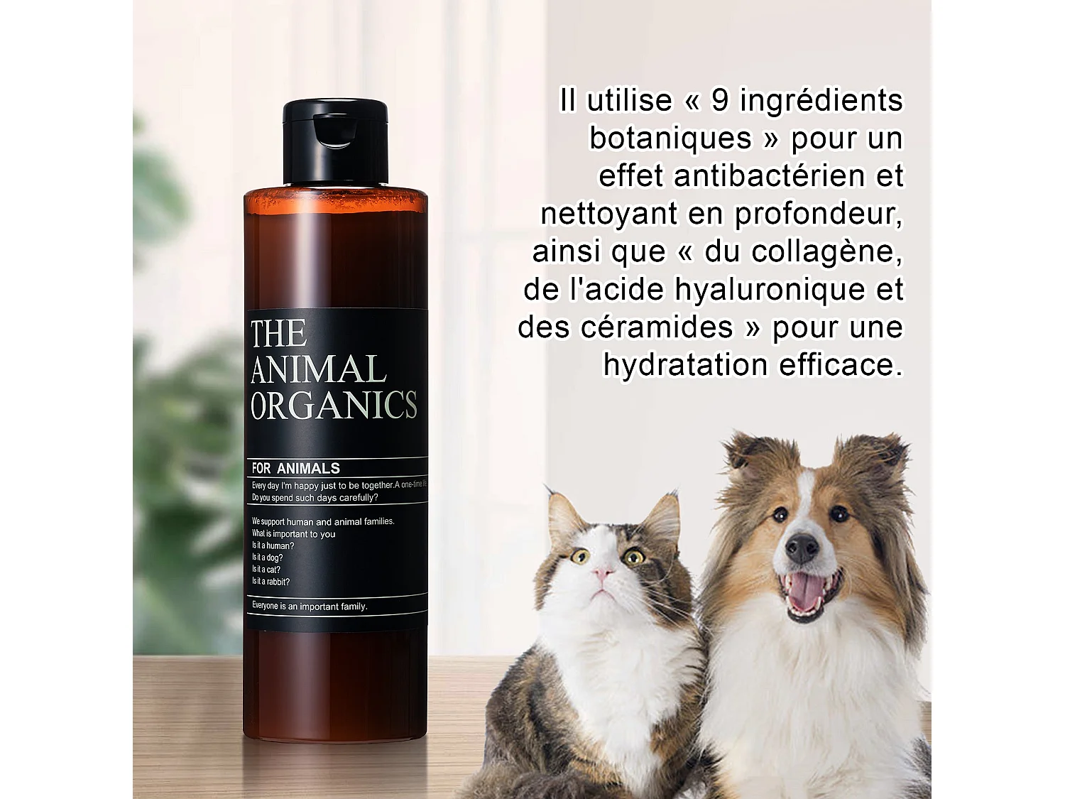 Après-shampoing Naturel pour Chien 250ML,Conditionneur pour chien,Ingrédients actifs naturels,Conditionneur de Pelage .