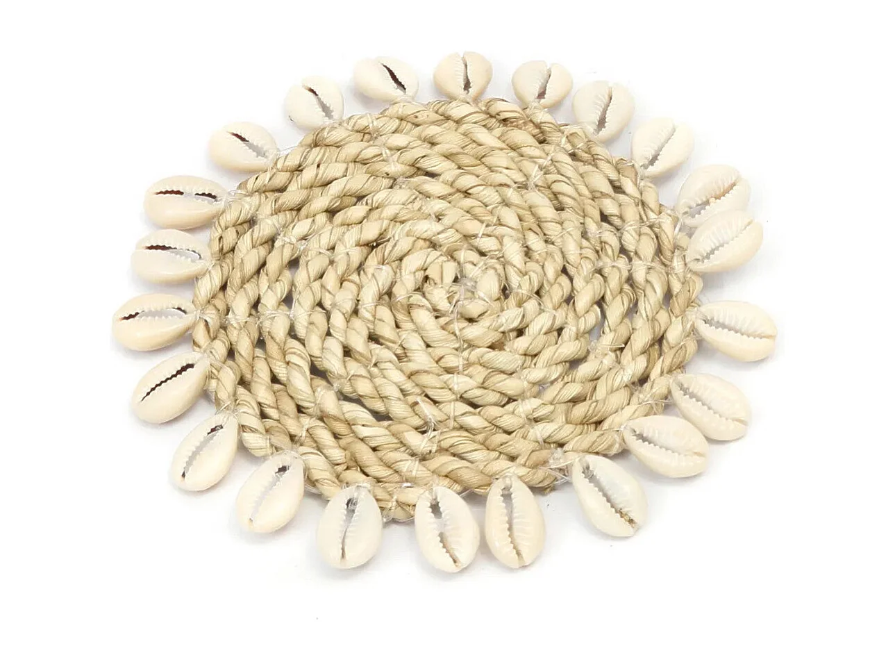 De Seagrass Shell Onderzetter - Naturel