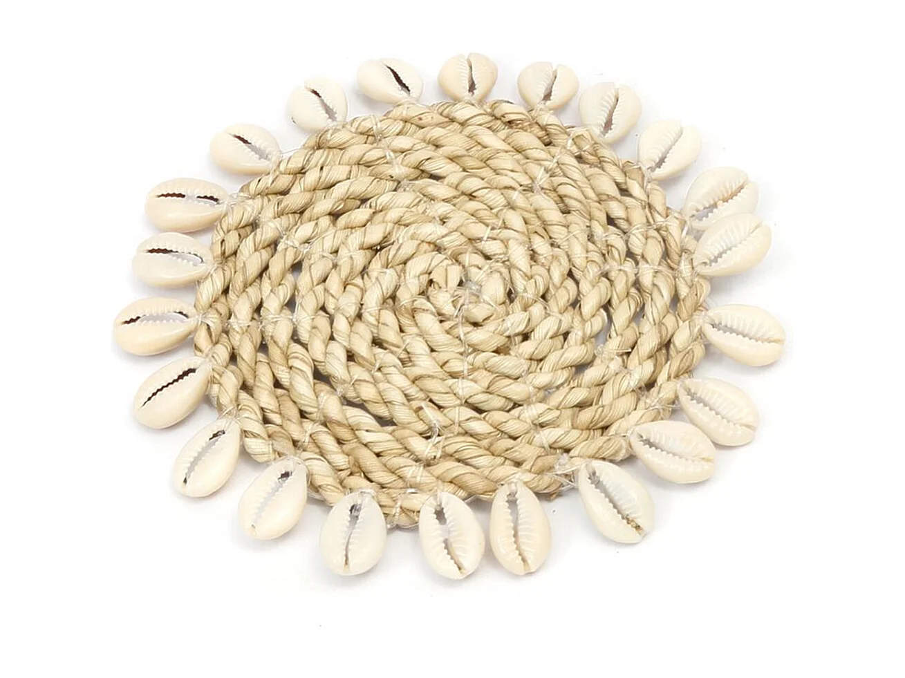 Die Seagrass Shell Untersetzer - Natur