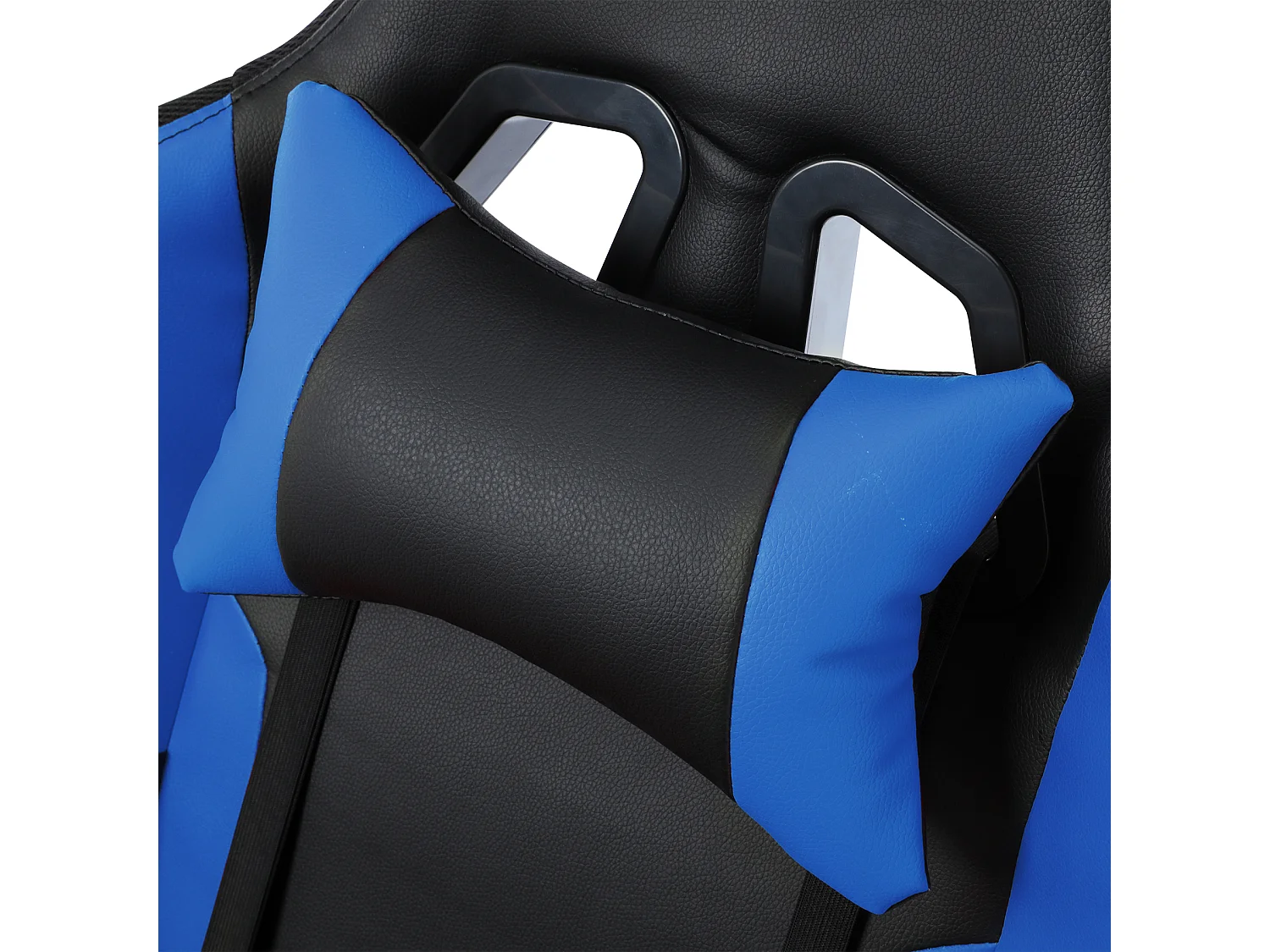 Chaise de jeu avec lumières LED RGB et haut-parleurs Chaise de gaming Chaise de bureau de style racing Chaise PC en cuir PU