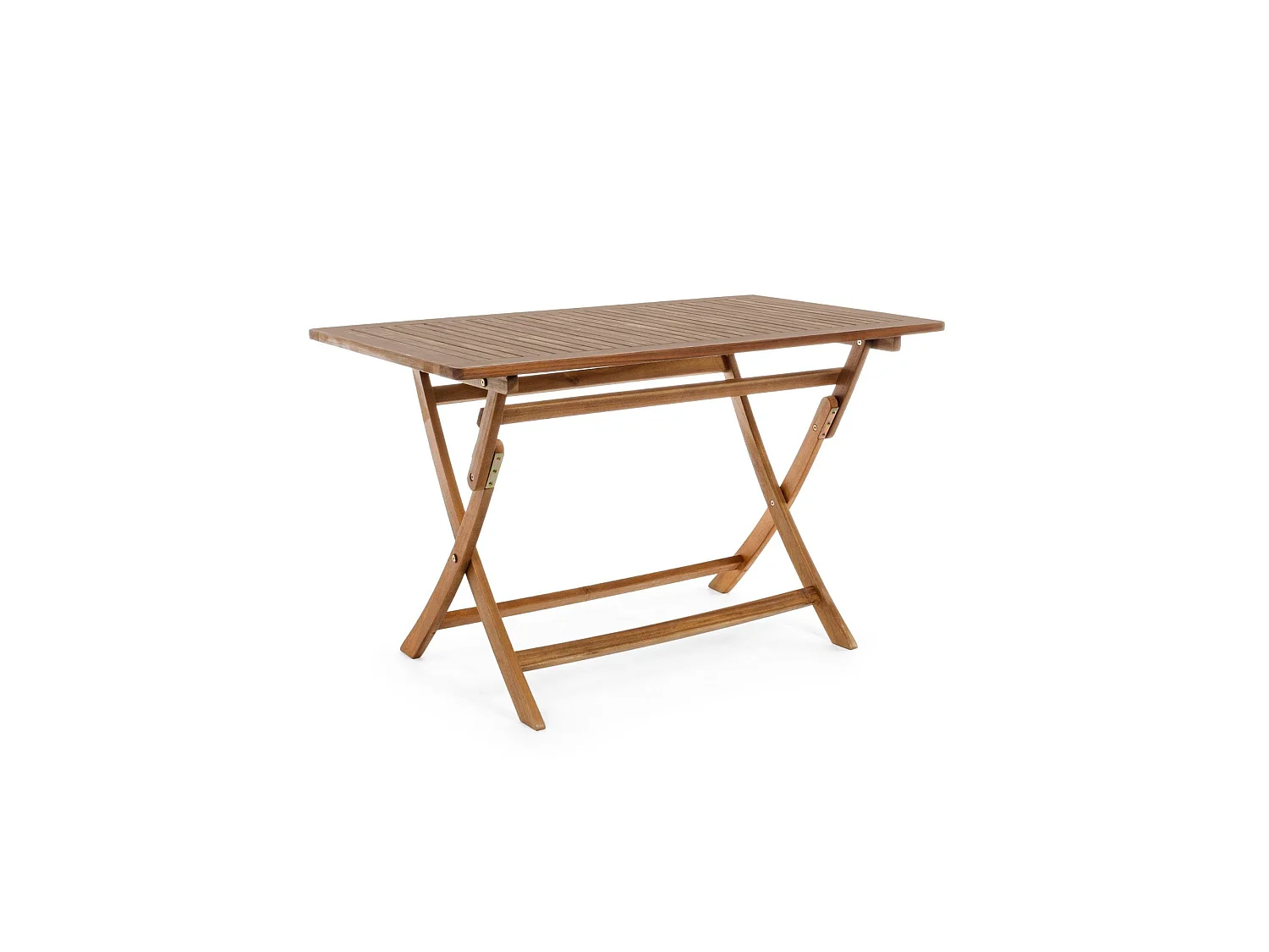 Mesa de jardín plegable de madera 70x120 cm Noemi YES