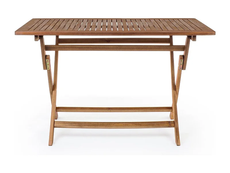 Table de jardin rectangulaire pliable en acacia L120 - CANCALE