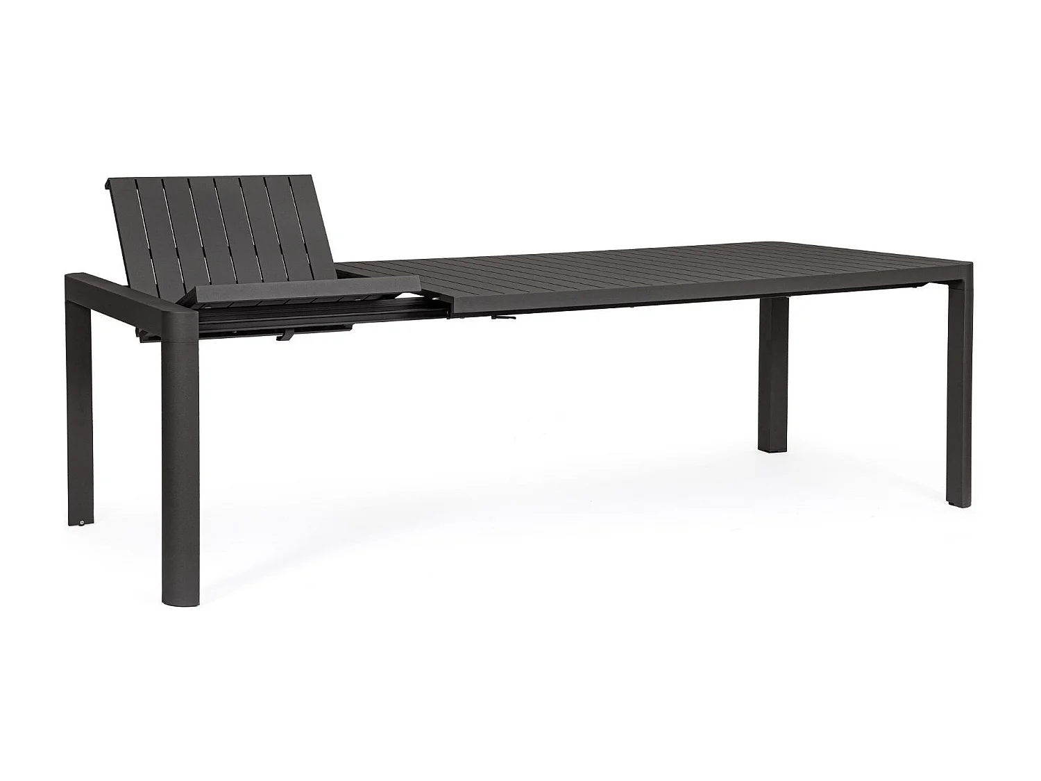 Table de jardin rectangulaire extensible en métal L180/240 8/10 places - AVIGNON