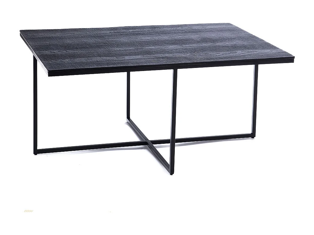 Set de 4 tables basses noires