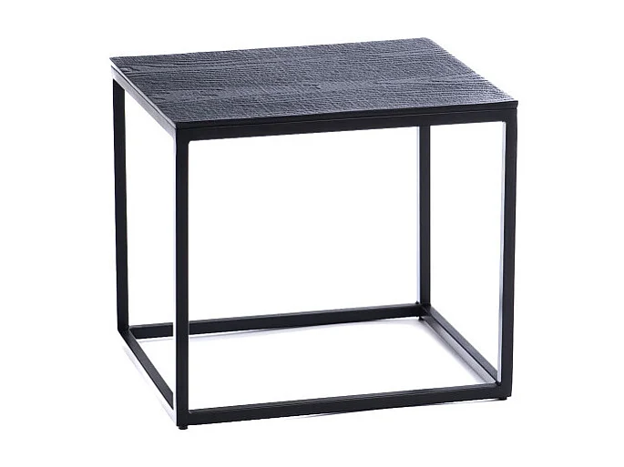 Set de 4 tables basses noires