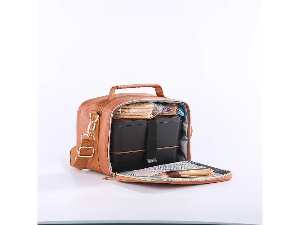 Sac glacière isotherme marron 3,8L