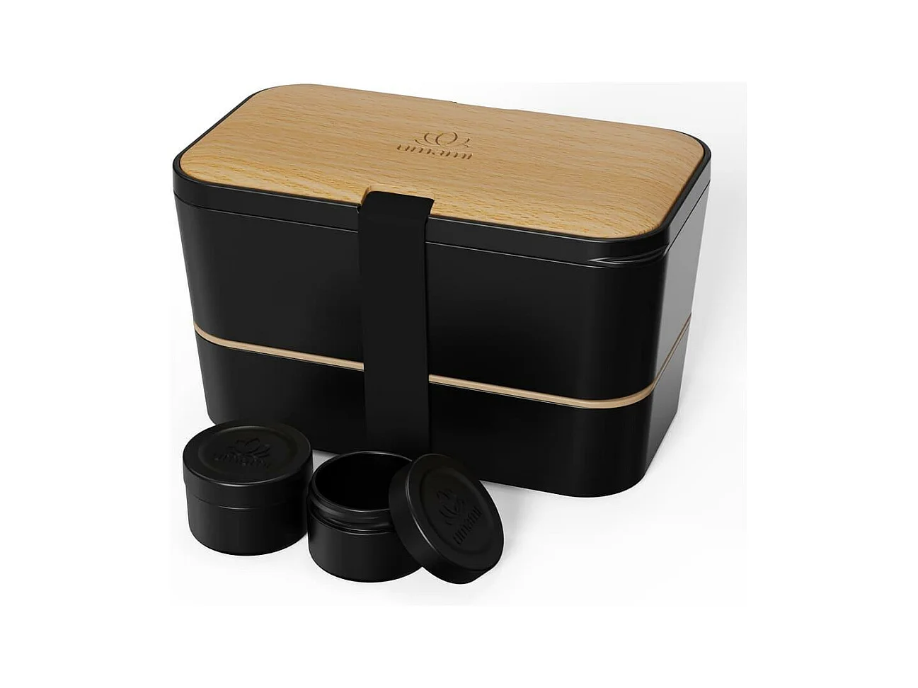 Bento encastrable noir bambou 1,5L