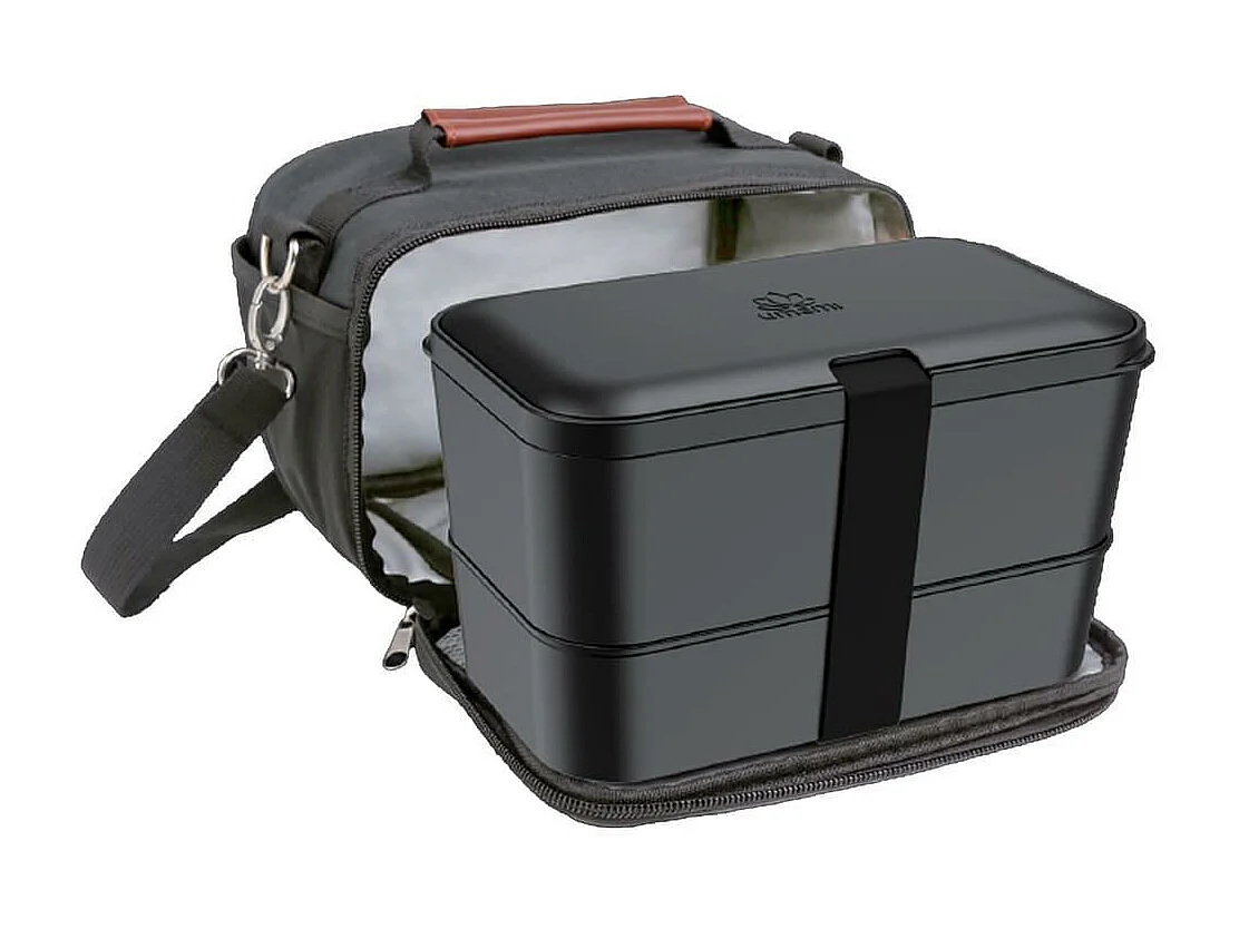 Glacière noire avec bento noir onyx 1,5L