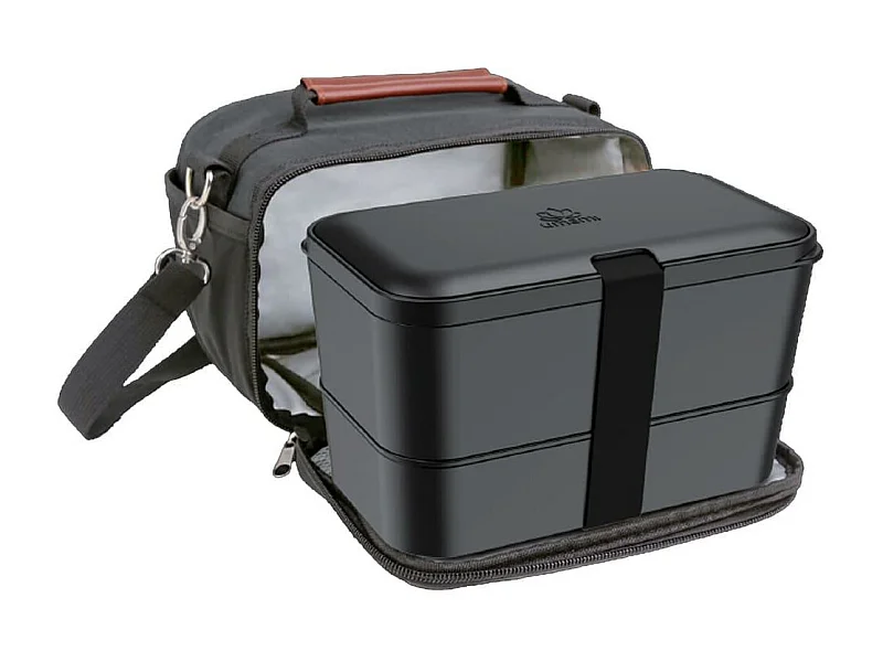 Glacière noire avec bento noir onyx 1,5L