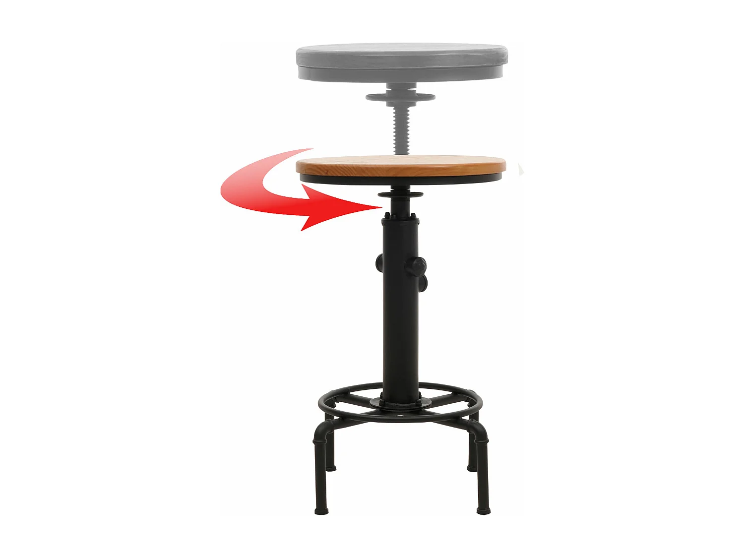 Mesa de bar MCW-N23,  natureza