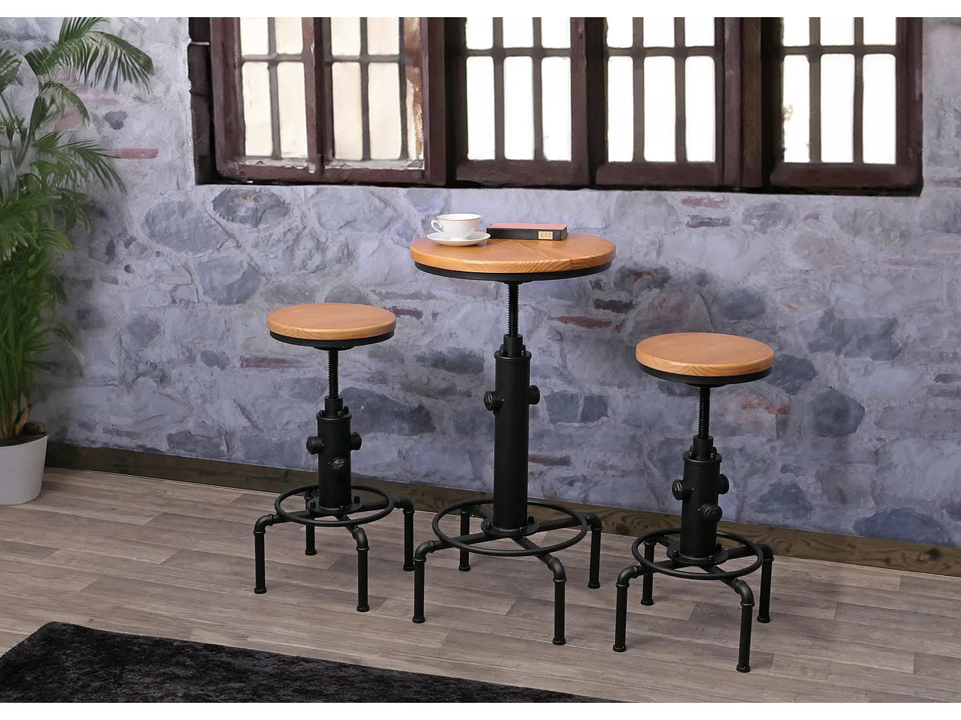 Mesa de bar MCW-N23,  natureza