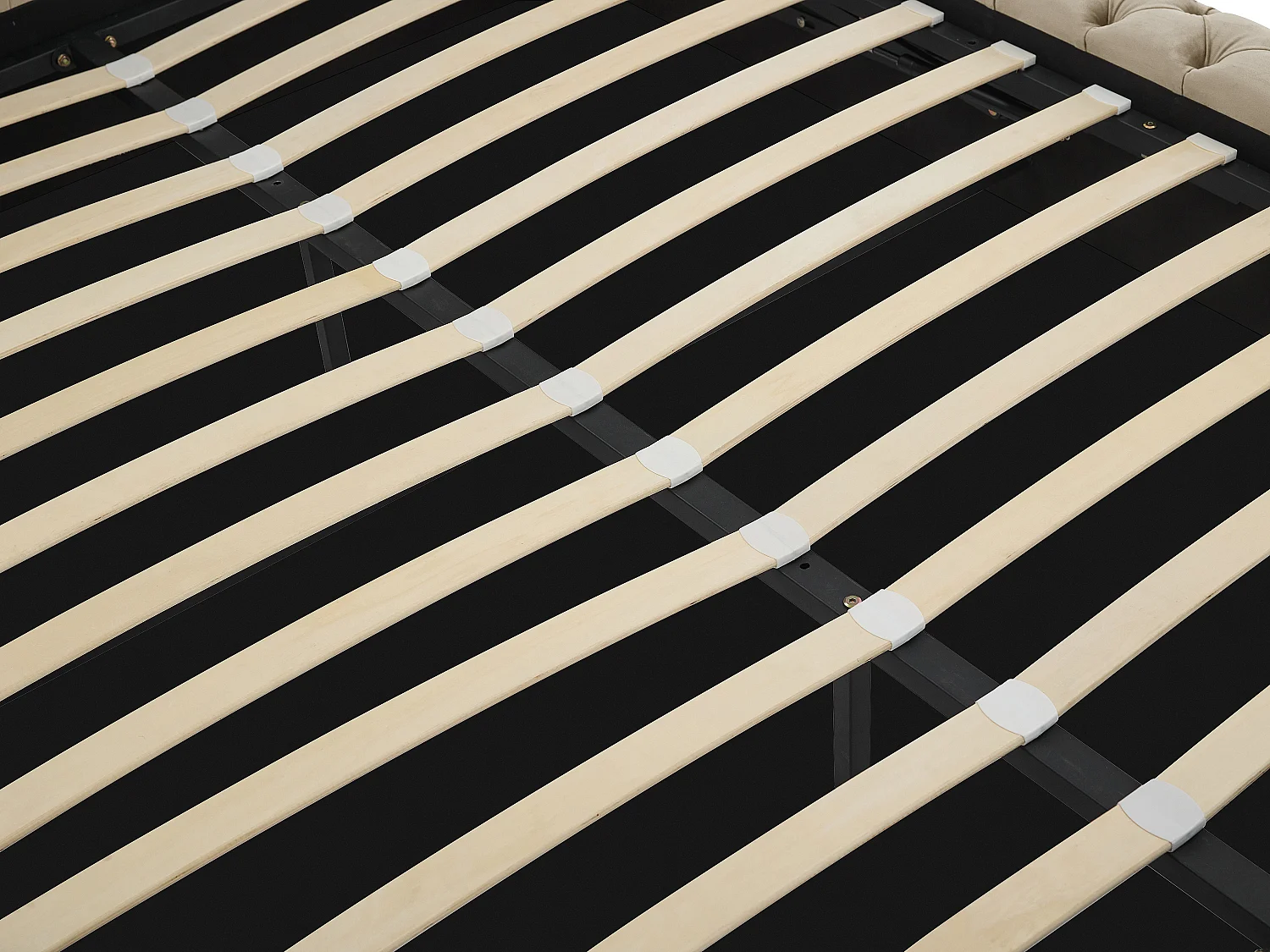 Canapé abatible chéster 160 x 200 cm - Terciopelo - Topo - DULENI