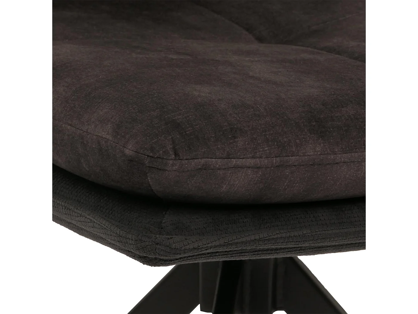 Chaise de salle à manger MCW-M68 (lot de 2),  gris foncé