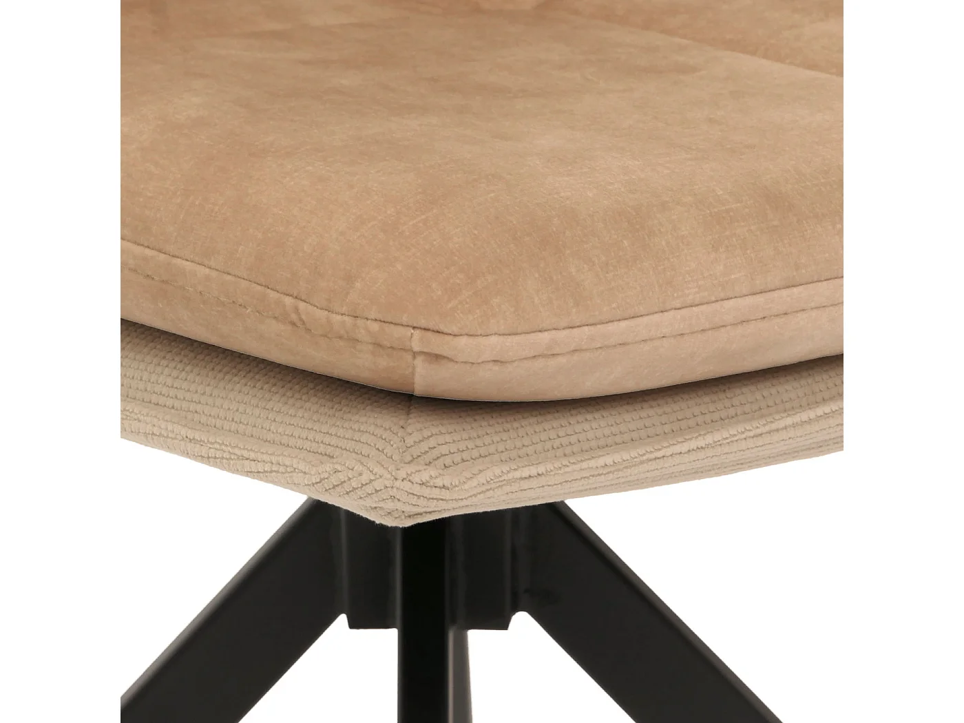 Esszimmerstuhl MCW-M68 (2er-Set), Beige