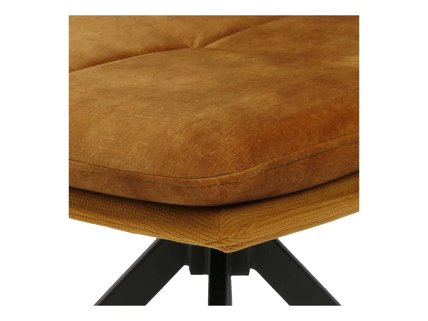 Chaise de salle à manger MCW-M68 (lot de 2),  jaune