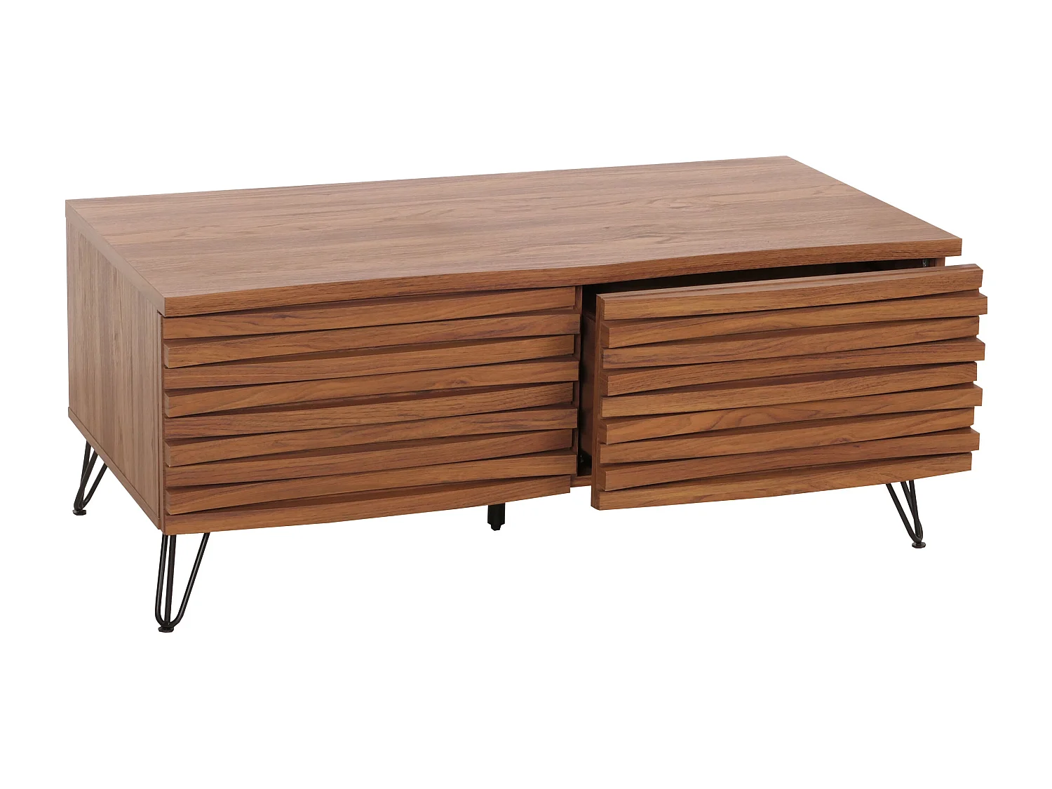 Table basse MCW-M49,  aspect noyer