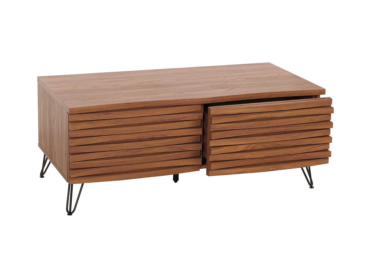 Table basse MCW-M49,  aspect noyer