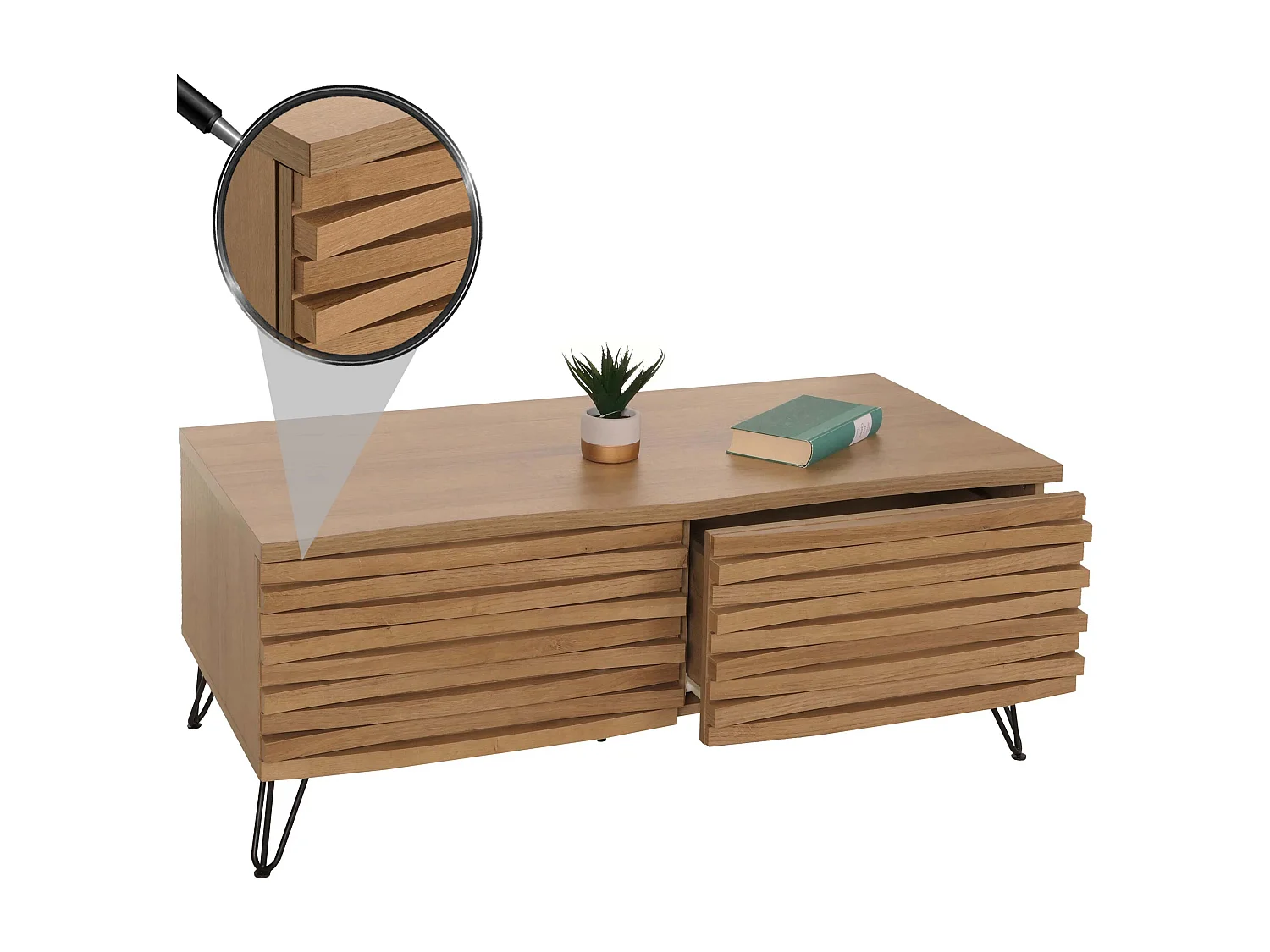 Table basse MCW-M49,  naturel