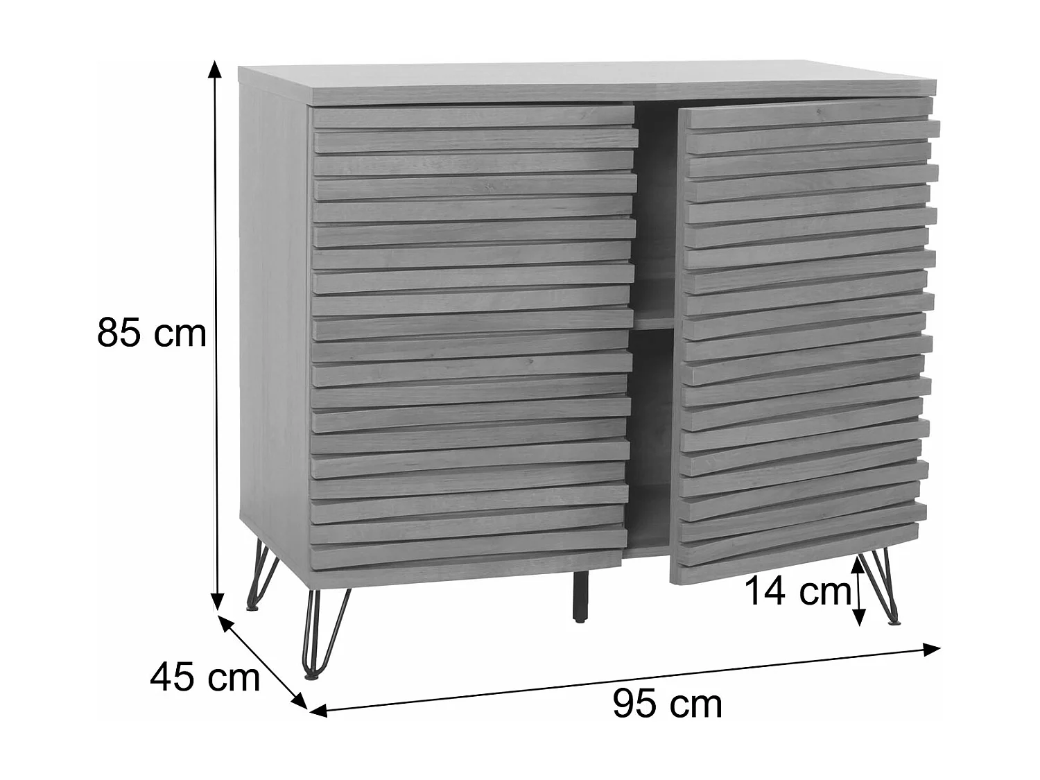 Ladekast MCW-M49,  natuur
