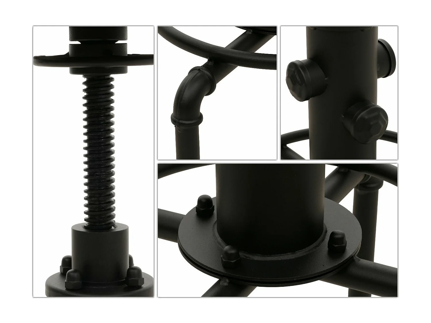 Tabouret de bar MCW-N23 (lot de 2),  naturel