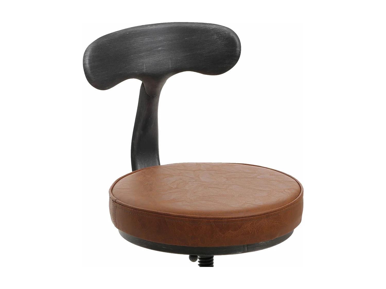 Lot de 2 tabourets de bar MCW-N22,  marron