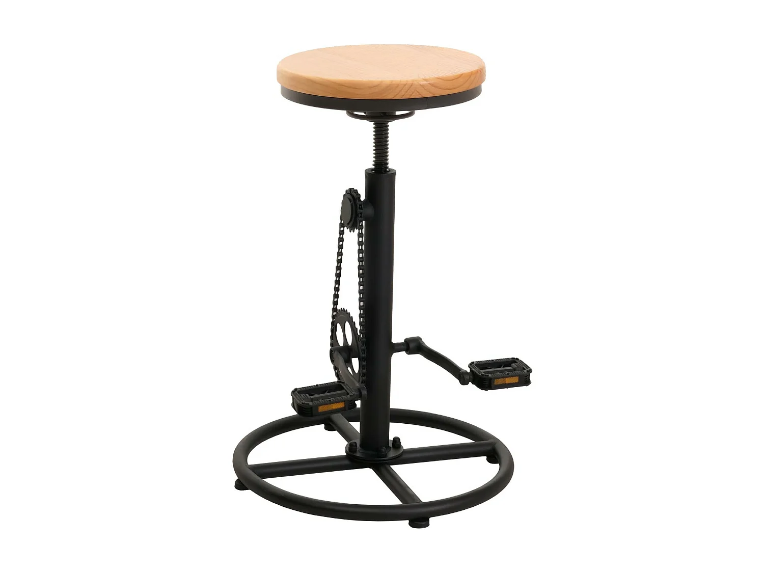 Tabouret de bar MCW-N19,  naturel