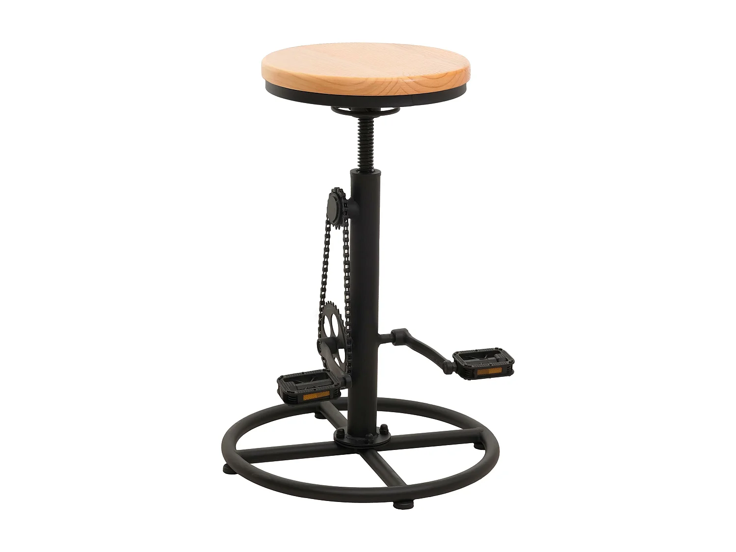 Tabouret de bar MCW-N19,  naturel