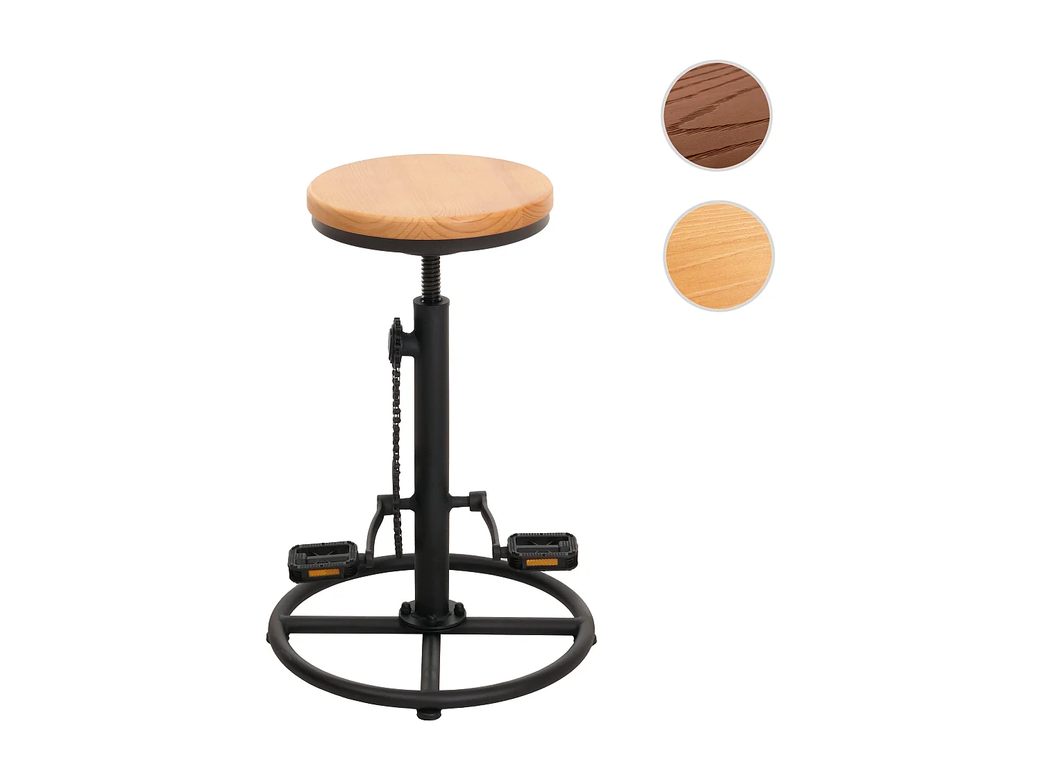 Tabouret de bar MCW-N19,  naturel