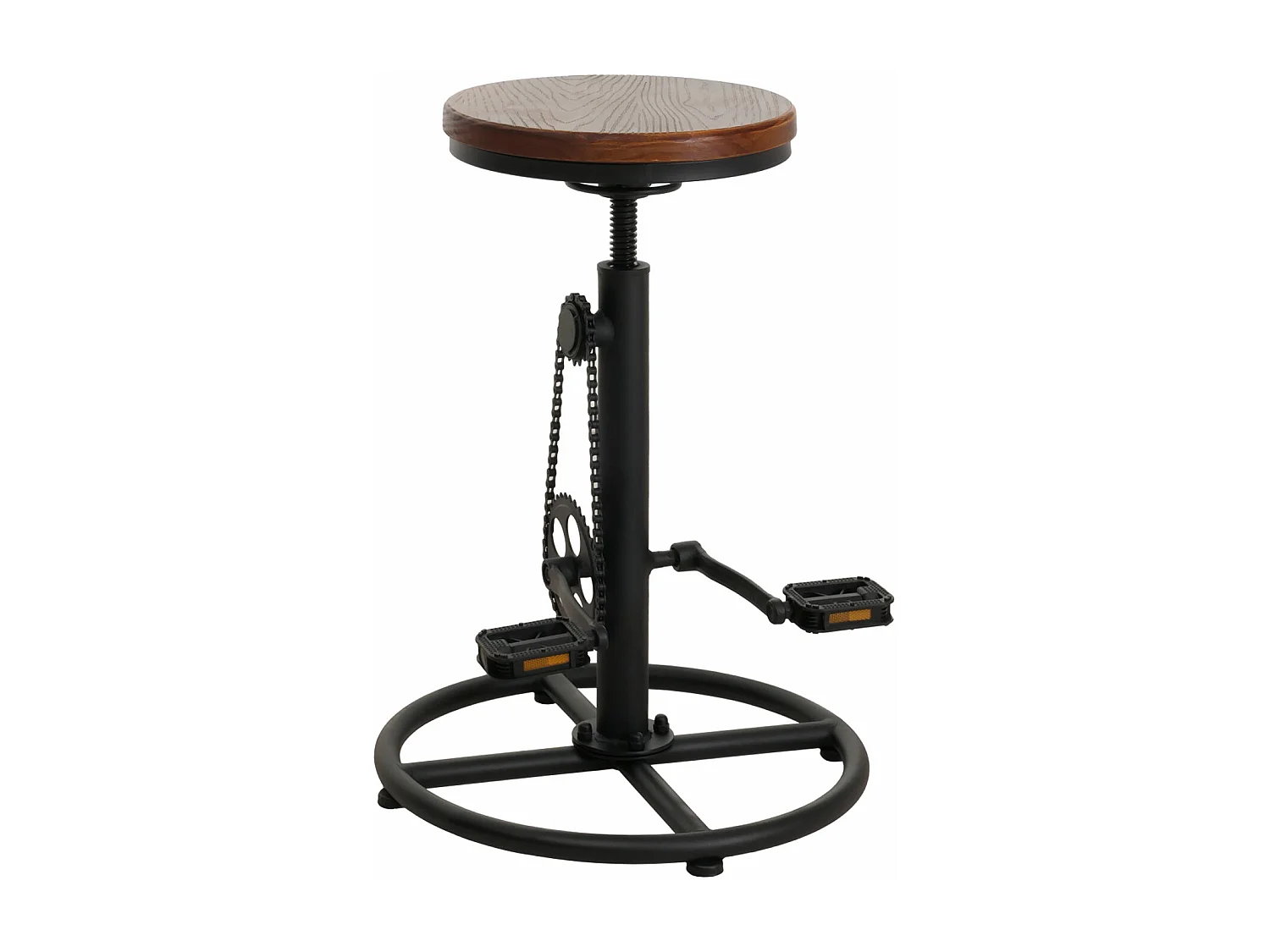 Tabouret de bar MCW-N19,  brun