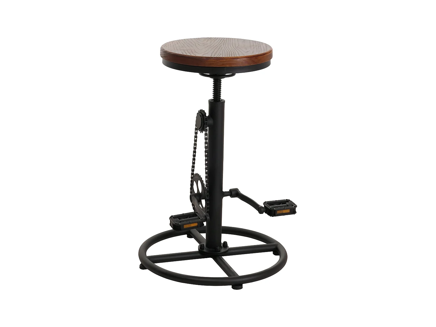 Tabouret de bar MCW-N19,  brun