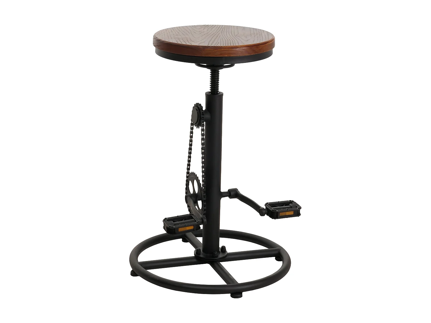 Tabouret de bar MCW-N19,  brun