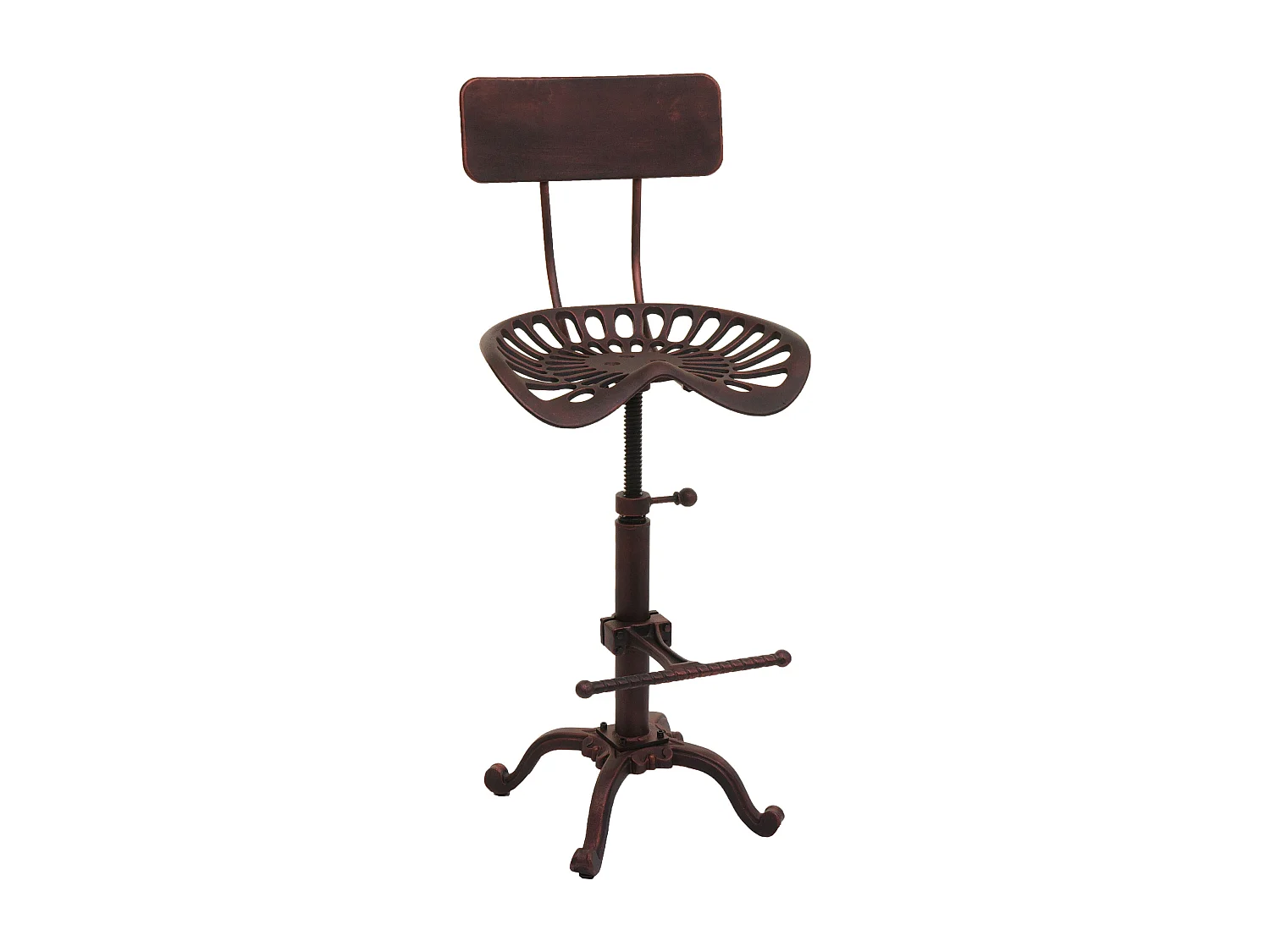 Tabouret de bar MCW-N26,  couleur cuivre