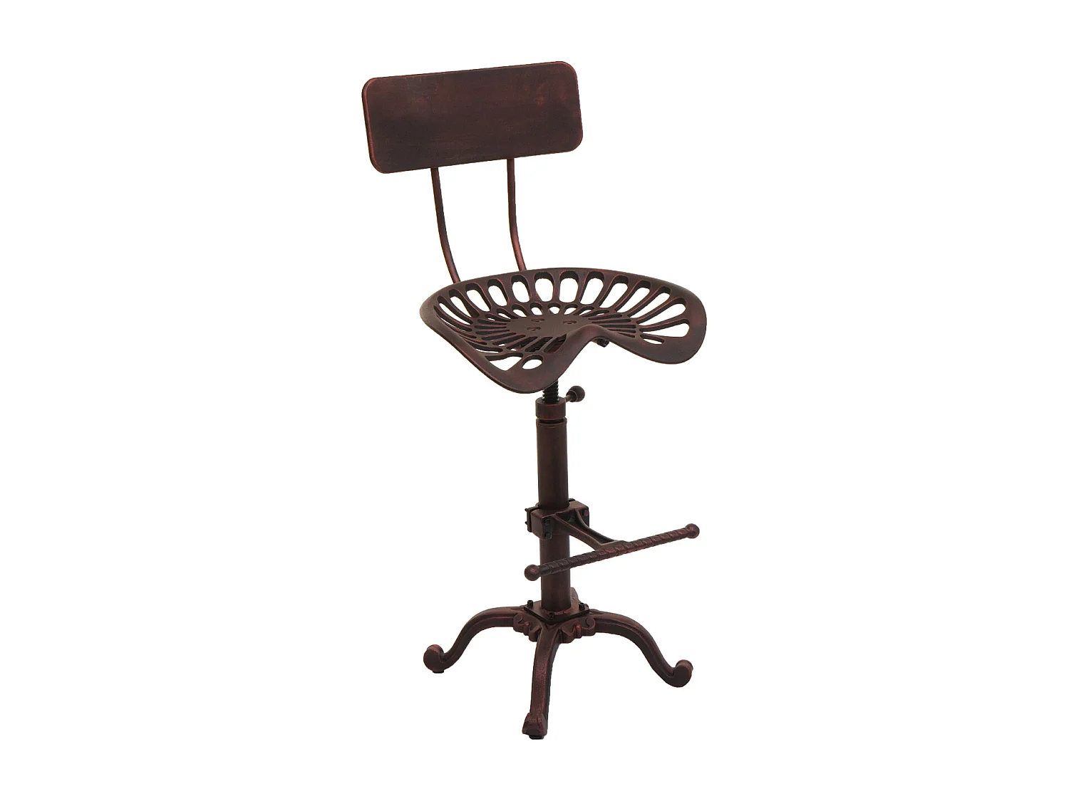 Tabouret de bar MCW-N26,  couleur cuivre