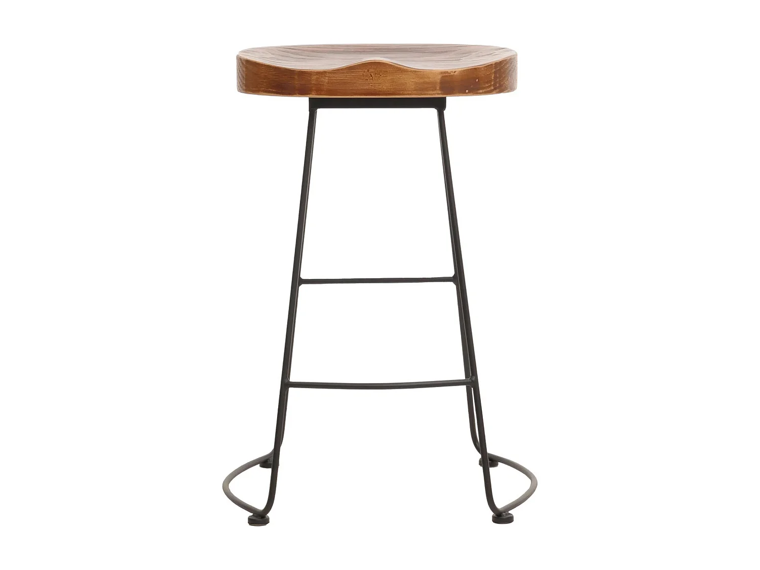 Taburete de bar MCW-N25,  marrón