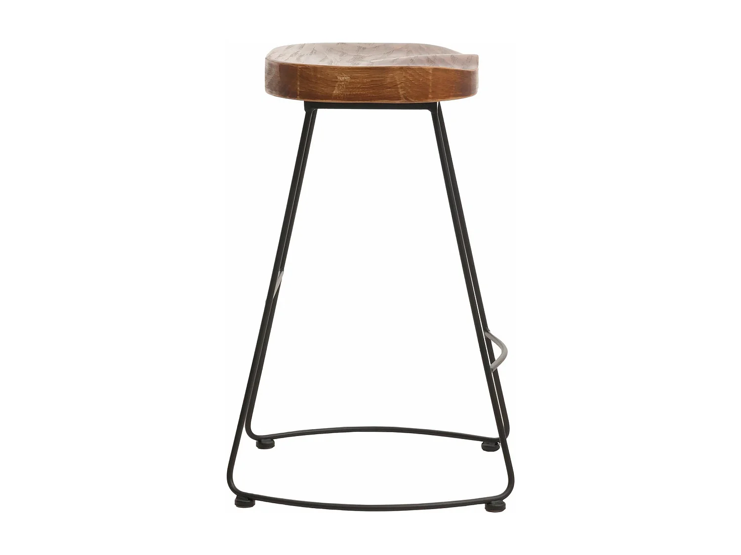 Taburete de bar MCW-N25,  marrón