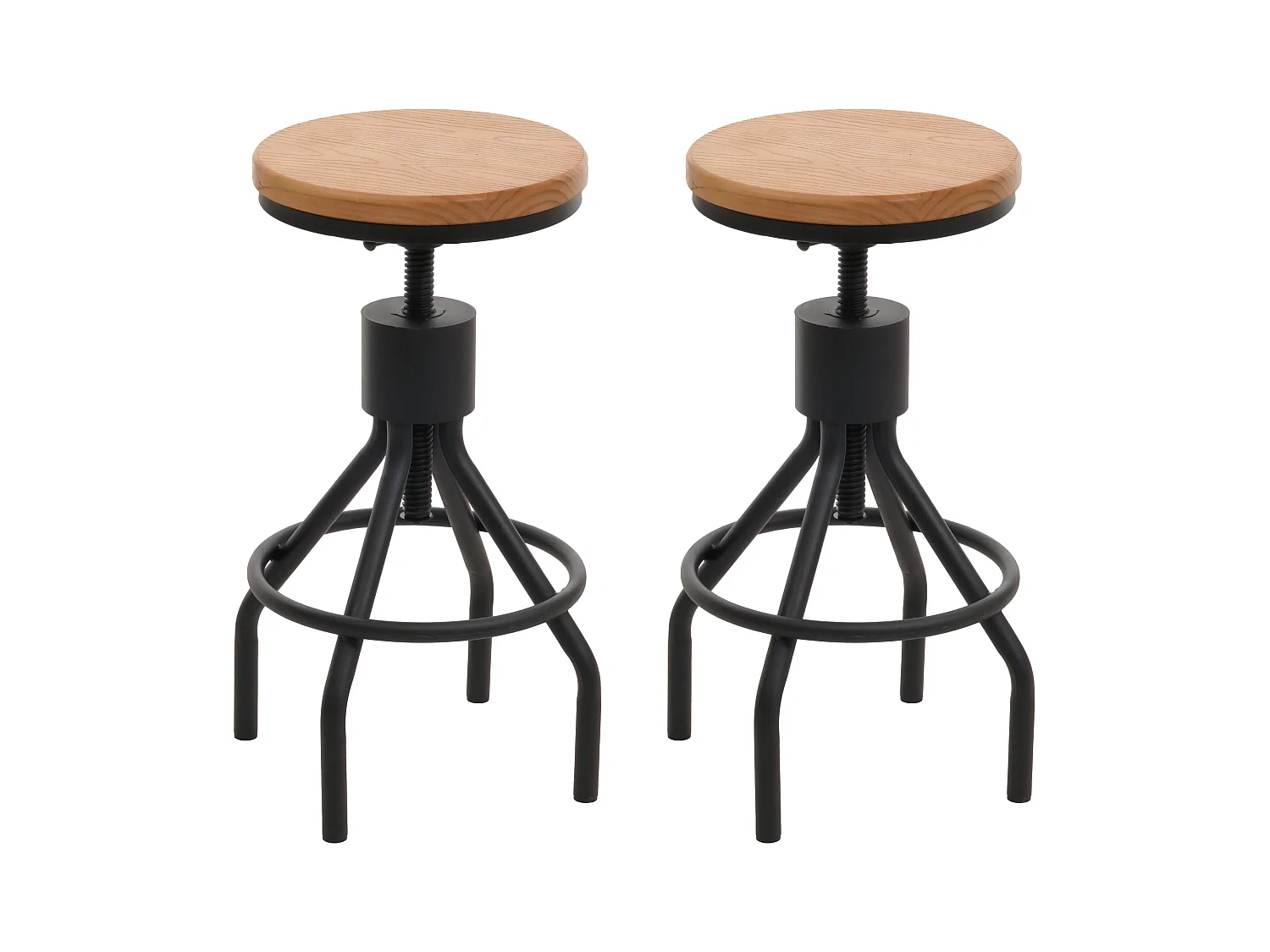 Barkruk MCW-N17 (set van 2),  natuur