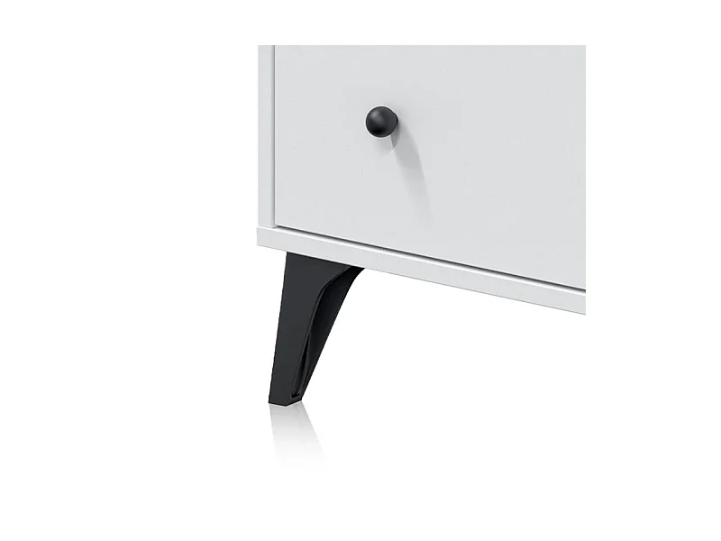 Dormitorio Iconic 4C Blanco Velho - Negro