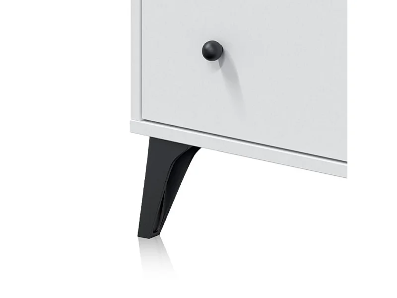 Dormitorio Iconic 4C Blanco Velho - Negro