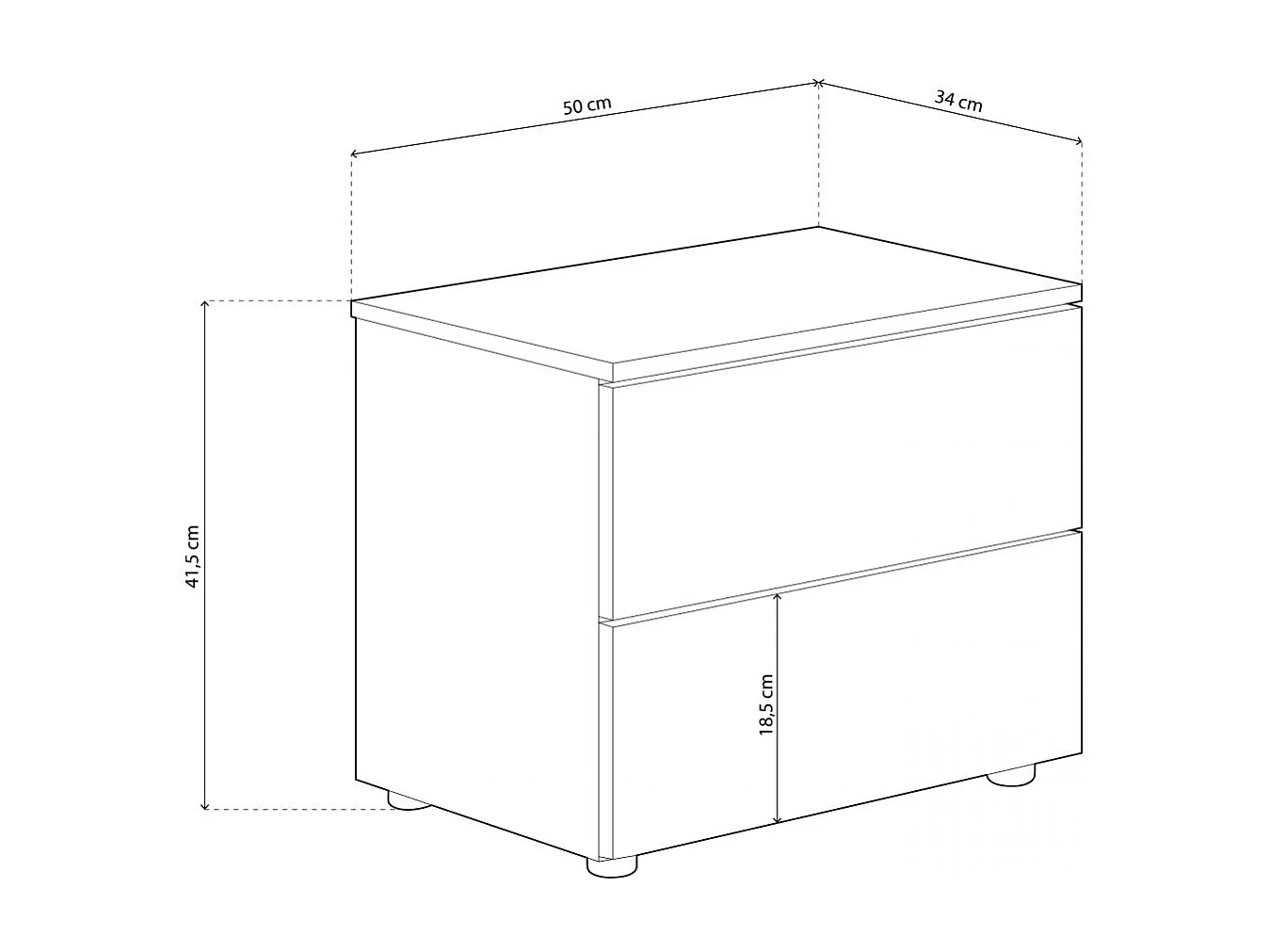 Mesa de cabeceira Nitza