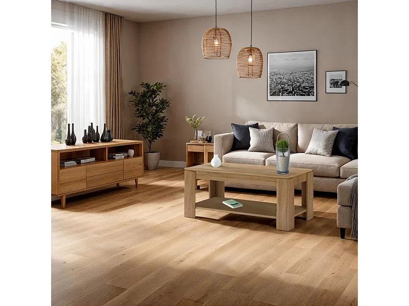 Mesa de centro elevable Lya Roble Canadian