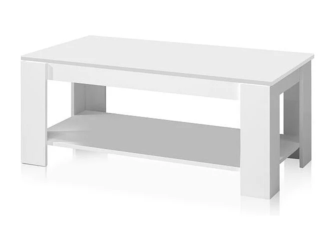 Mesa de centro elevable Lya Blanco Artik (Blanco Mate)