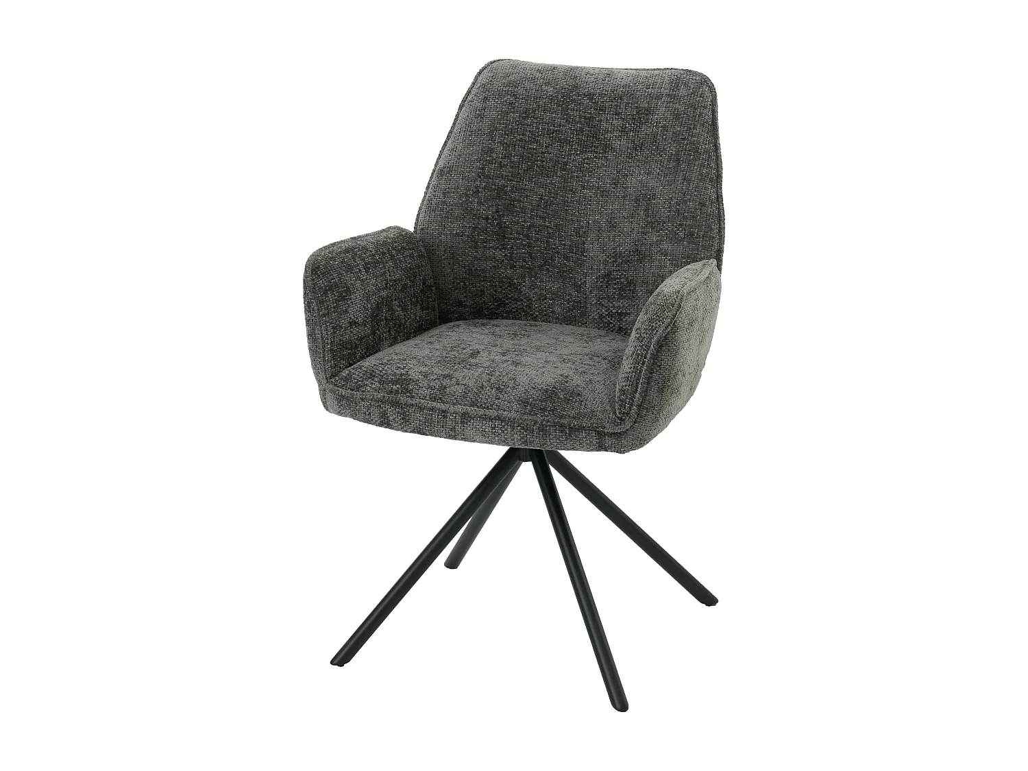 Chaise de salle à manger MCW-G67,  gris foncé