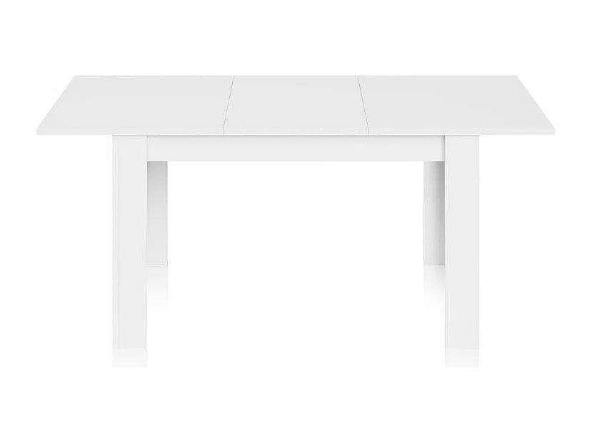 Mesa de comedor extensible Danna 140 Blanco Artik (Blanco Mate)