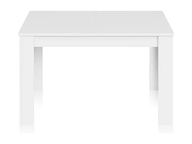 Mesa de comedor extensible Danna 140 Blanco Artik (Blanco Mate)