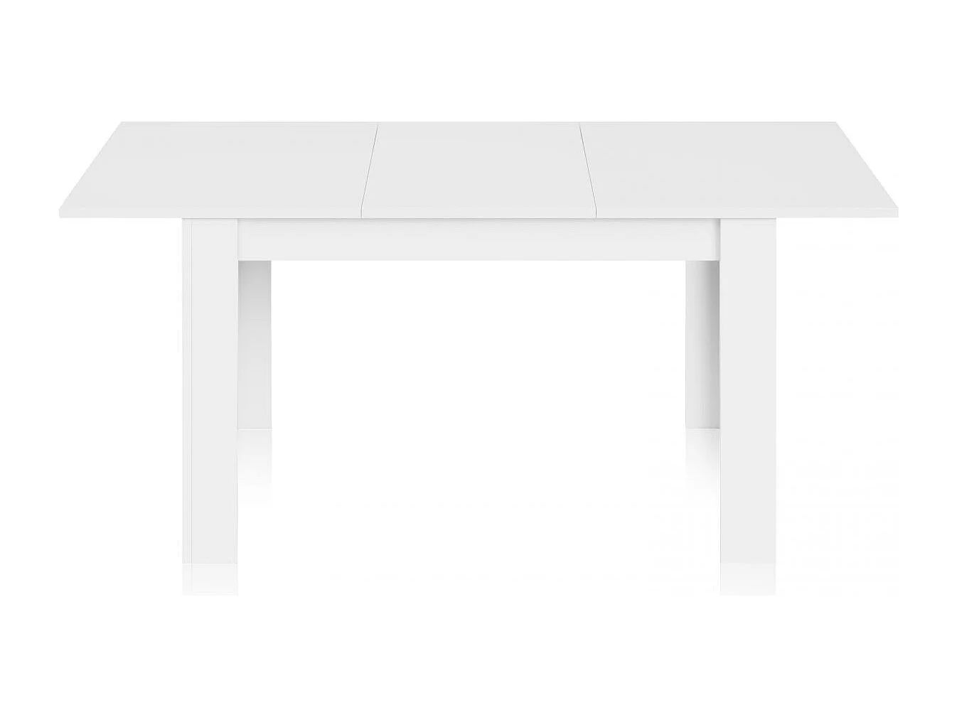 Mesa de jantar extensível 140-190x90 cm Sira Artik White (Branco mate)